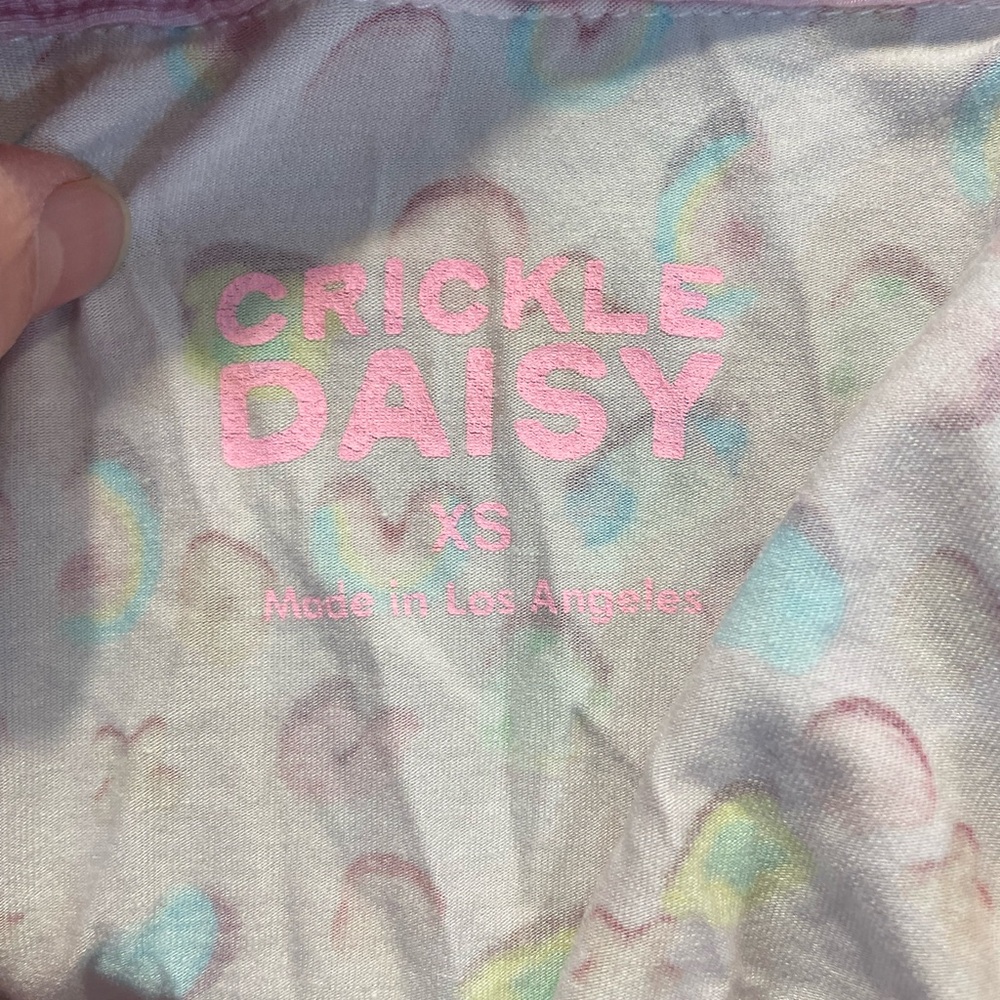CRICKLE DAISY pink Lucky Charm print pajamas - XS - Picture 2 of 2